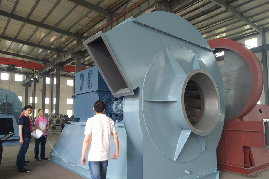 Çevre koruma endüstrisi - katı ve sıvı atık döner fırın arıtma sistemi Baca gazı fanı