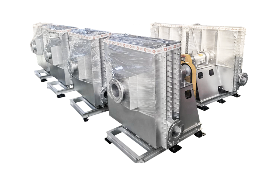 Çevre koruma endüstrisi - katı ve sıvı atık döner fırın arıtma sistemi Piroliz gaz fanı