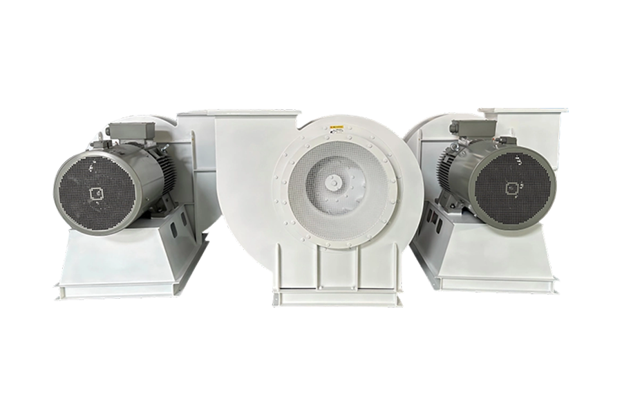 Çevre koruma endüstrisi - katı ve sıvı atık döner fırın arıtma sistemi Birincil fan